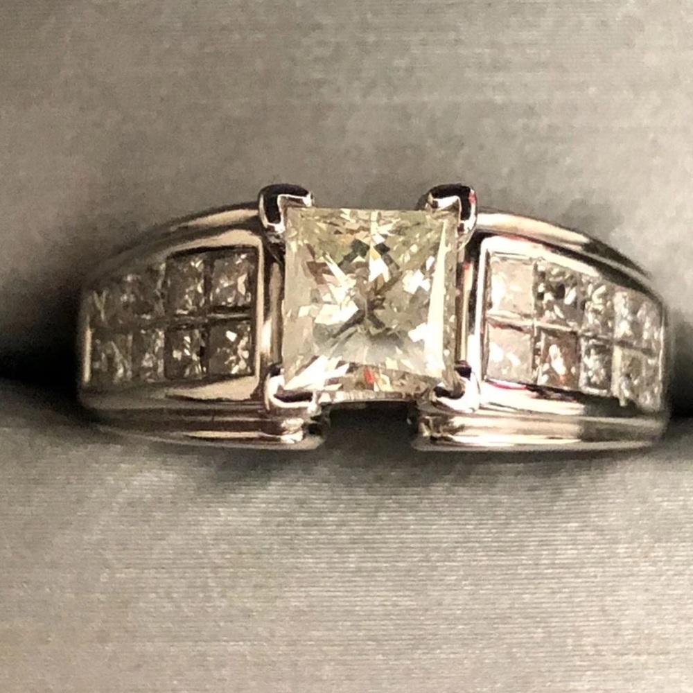 COPY-Vintage Zales 14K Engagement Diamond Ring 🌸🌺